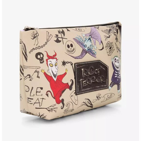 Disney The Nightmare Before Christmas Lock, Shock, & Barrel Cosmetic Bag - NWT - Picture 2 of 4